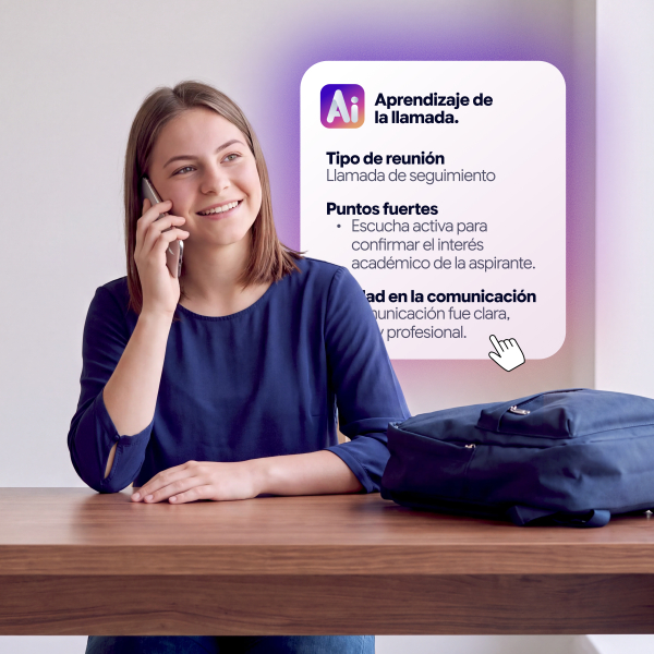 Inteligencia Artificial en tus admisiones.